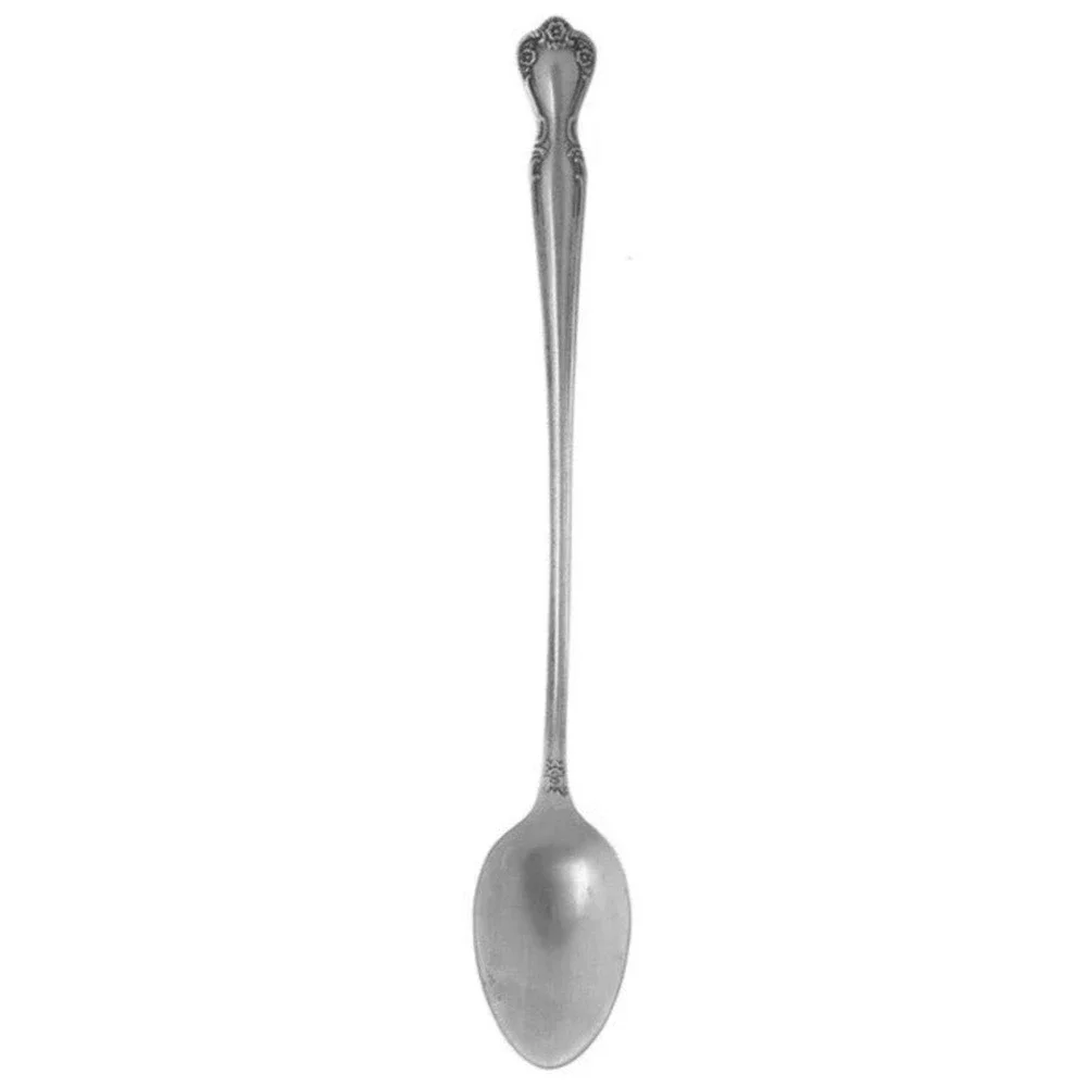 Silver iced tea spoons (8) Rogers Daybreak pattern vintage 1952 classic flatware